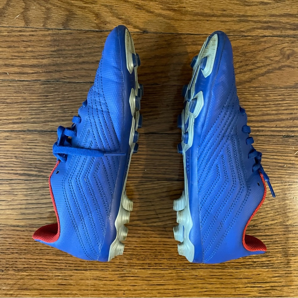 Adidas Blue Predator 19.4 FXG Firm Ground Soccer Cleats - Picture 3 of 8